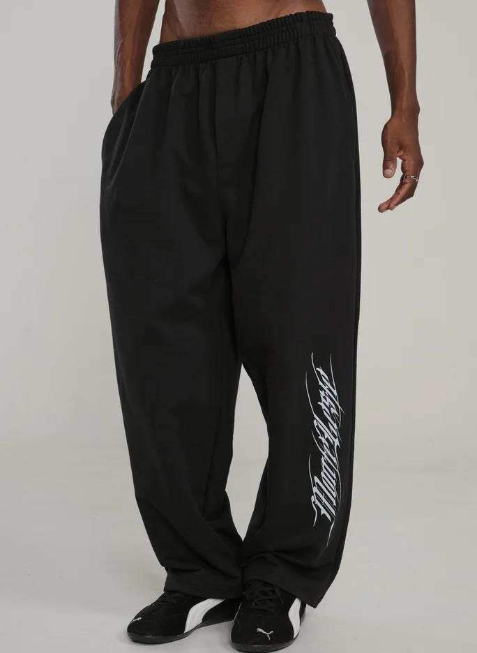 Calça de Moletom Baggy Oversized - Lowrider Preto