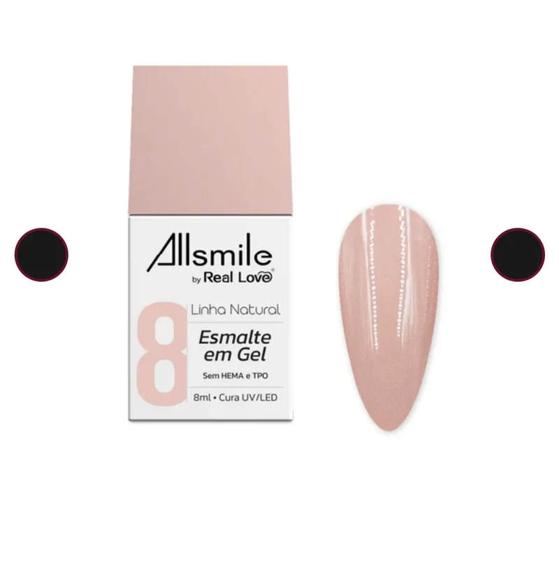 Esmalte em gel 10ml - Allsmile by Real Love