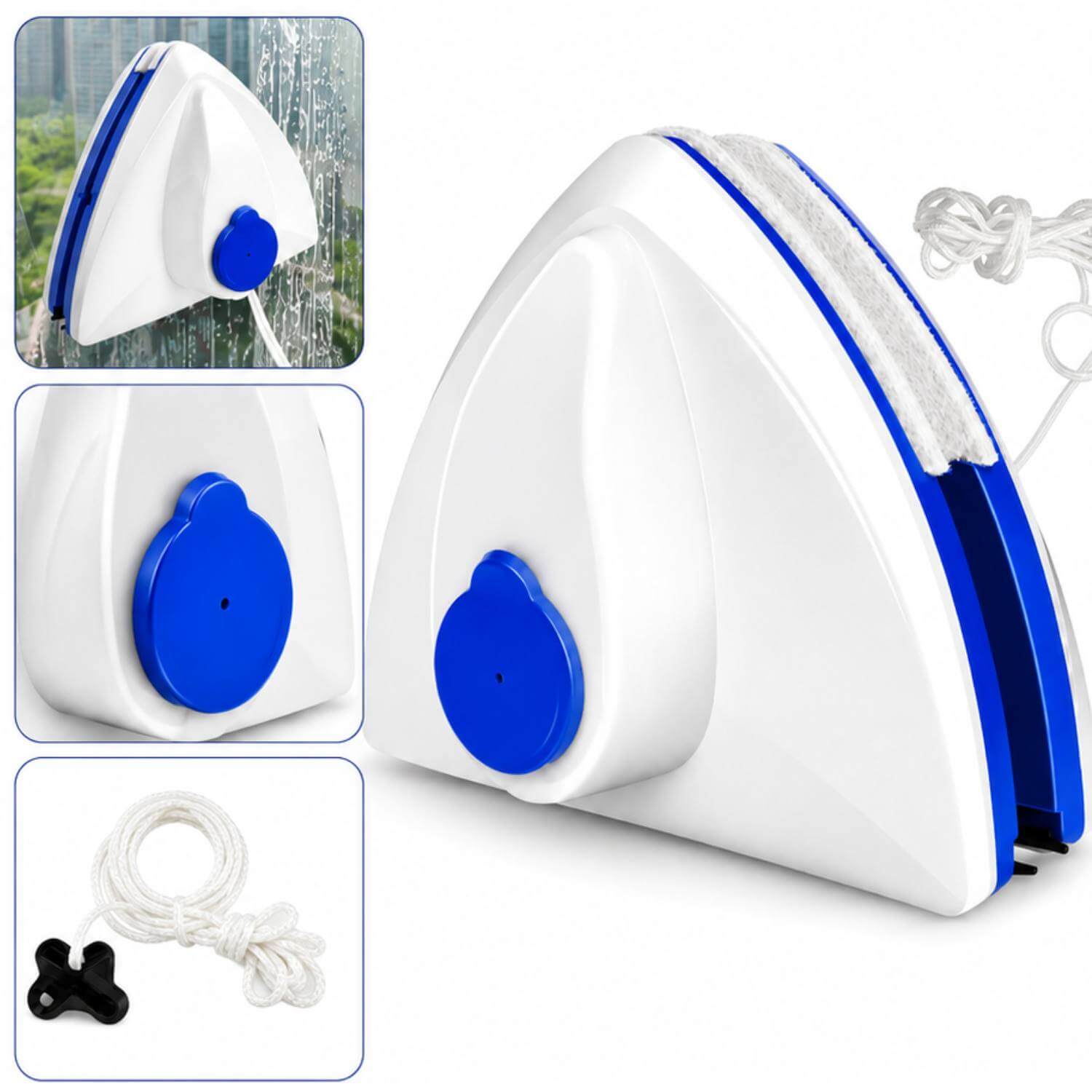 Limpador Magnético para Janelas e Vidros